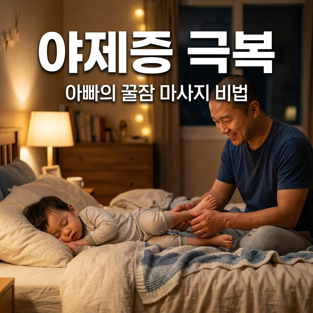 유아 야제증 해결법, 밤마다 깨서 우는 아이를 위한 아빠의 마사지 가이드