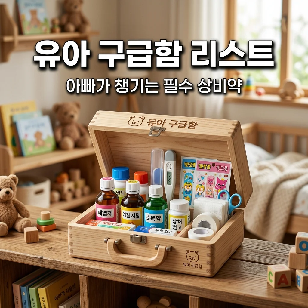 아빠가 준비하는 유아 구급함 리스트: 마데카솔부터 시럽제 보관법까지