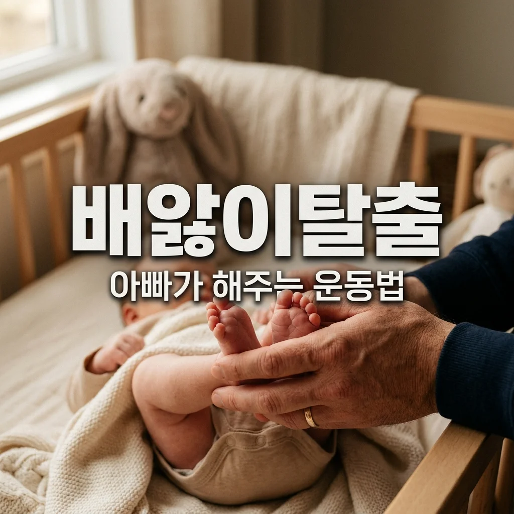 아기 배앓이 증상 해결법: 젖병 공기 차단 및 아빠표 영아 산통 완화 다리 운동