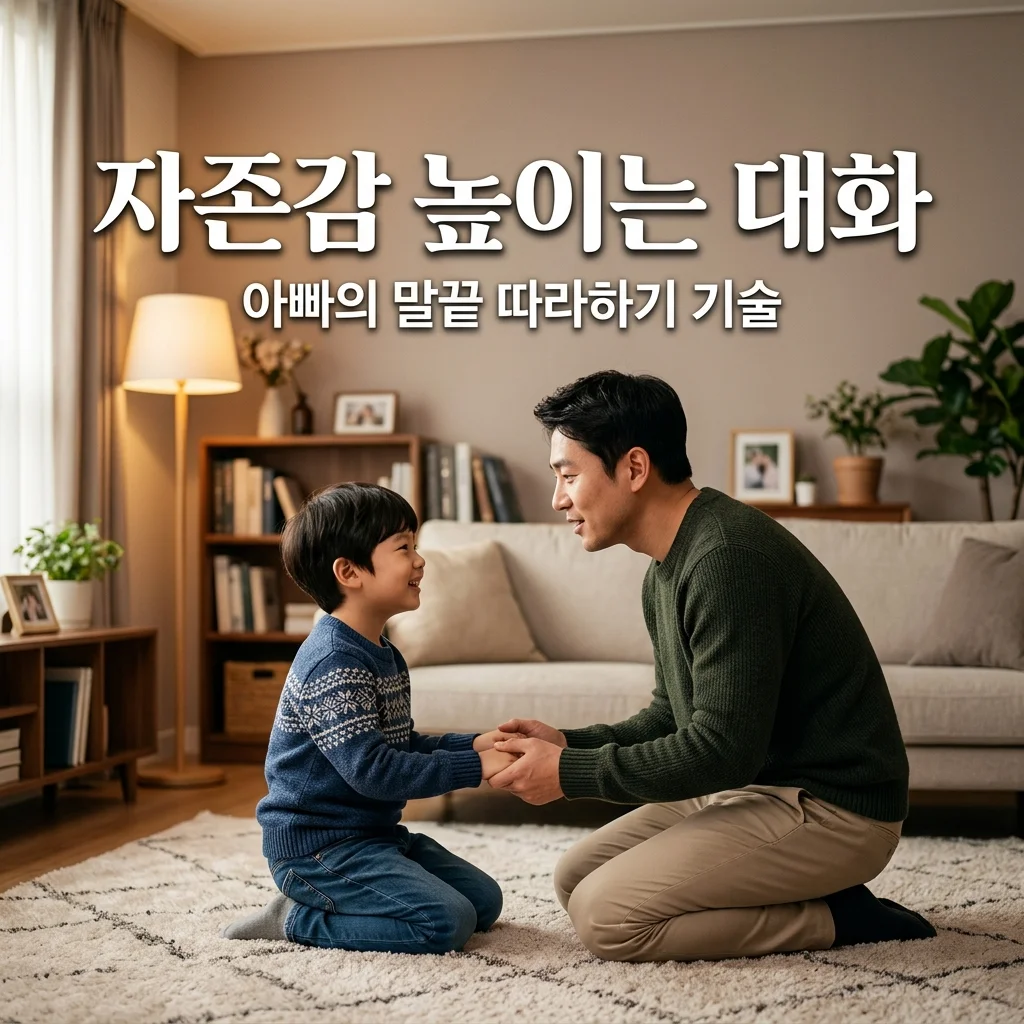 유아 자존감 높이는 아빠의 대화 매뉴얼: 말끝 따라 하기 공감 기술
