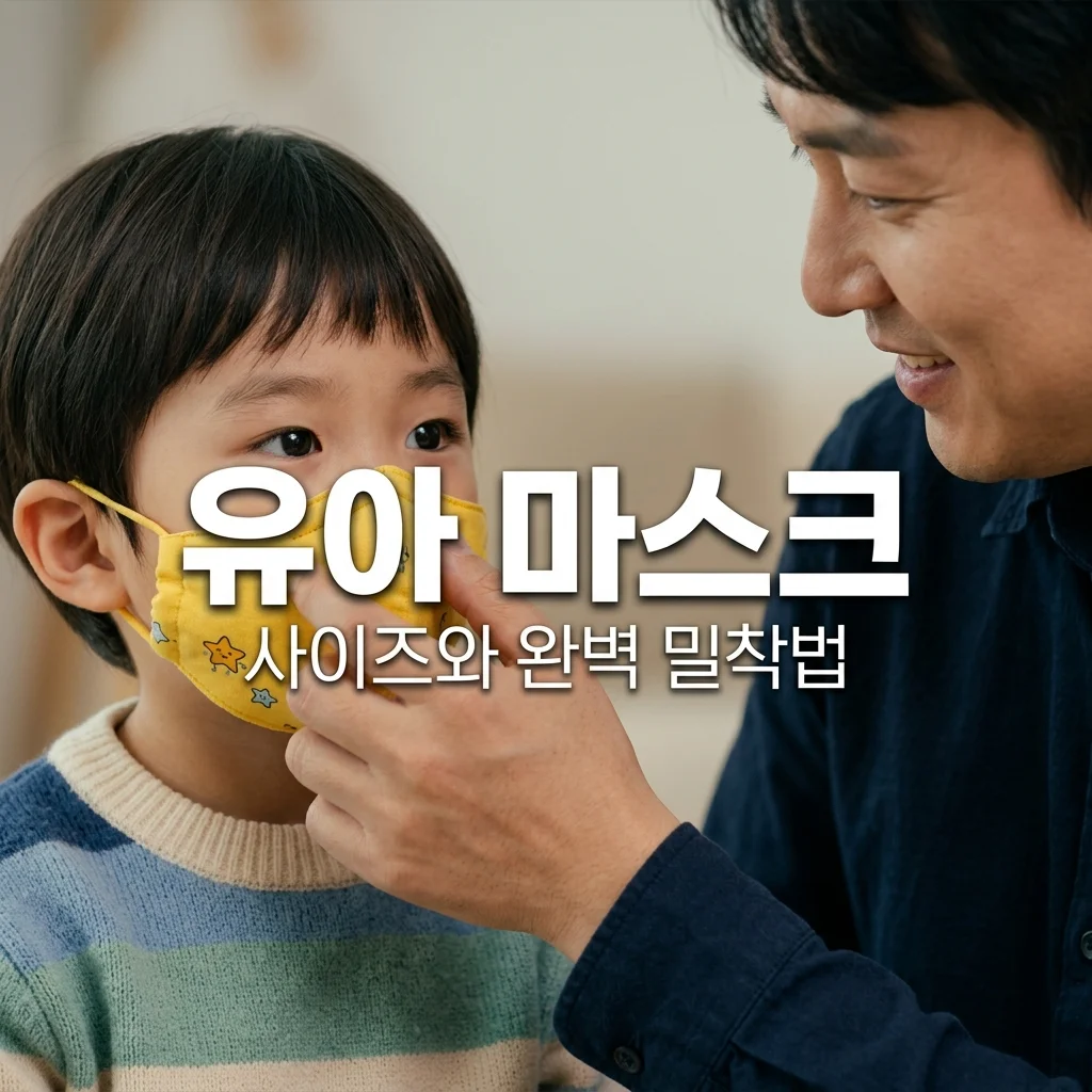 유아 미세먼지 마스크 고르는 기준: 소형 사이즈 확인과 아빠의 밀착법