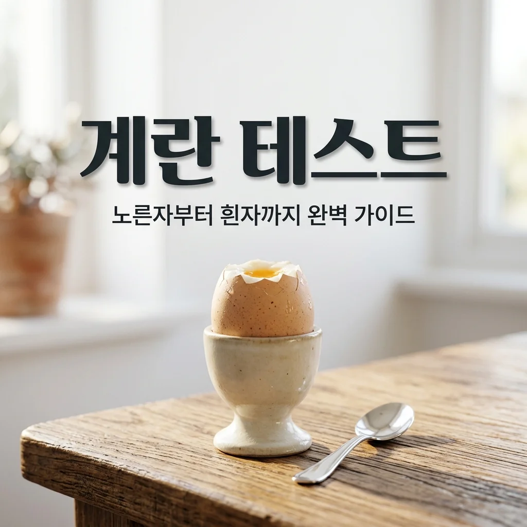 아기 계란 알레르기 테스트 가이드: 노른자 흰자 단계별 급여 방법