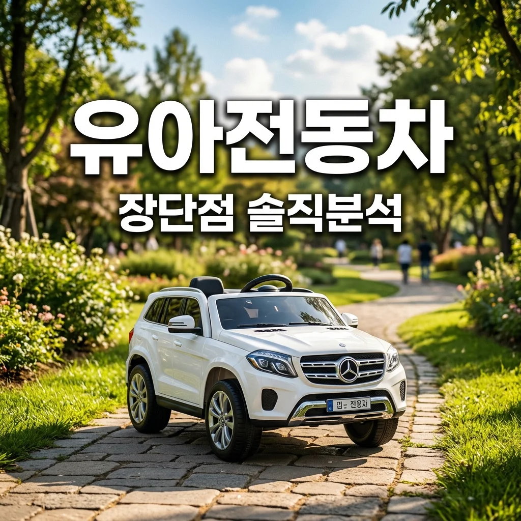 유아 전동차 장단점 분석: 아빠의 리모컨 재미와 야외 사용 불편함