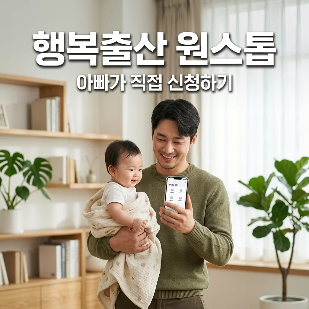 행복출산 원스톱 서비스 정부24 아빠 신청 방법 및 혜택 총정리