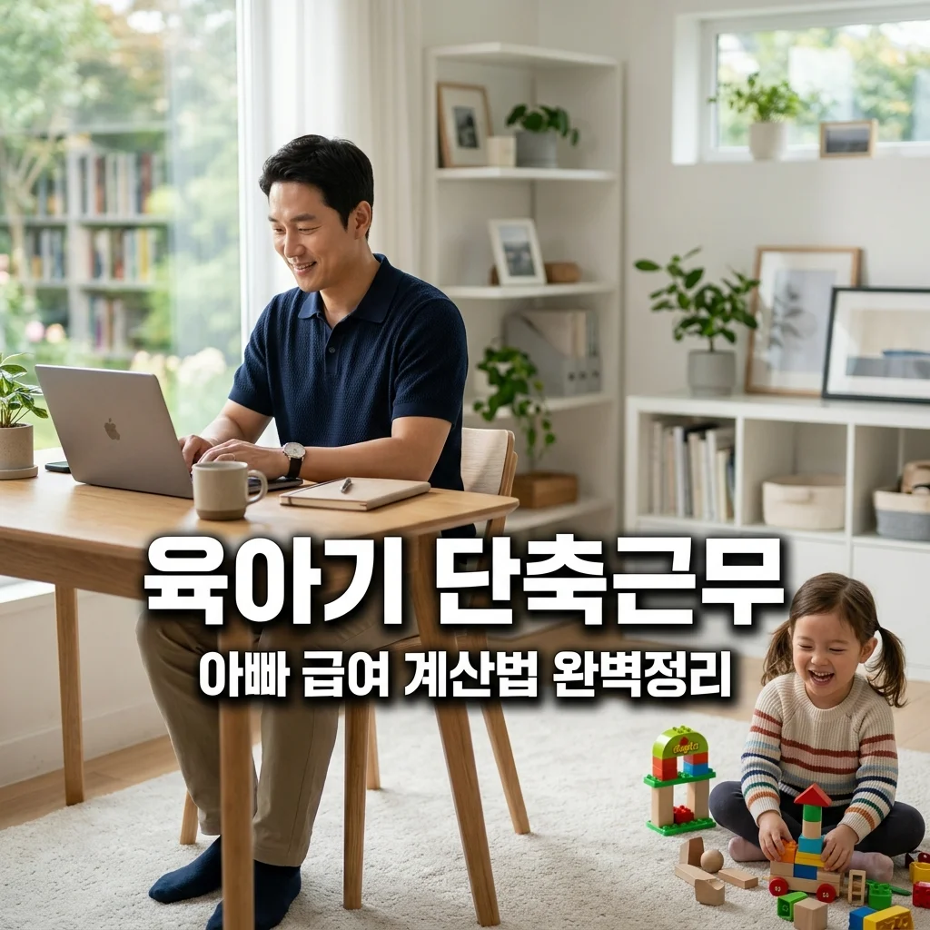 육아기 근로시간 단축 신청 자격 및 아빠 급여 감소분 계산 가이드