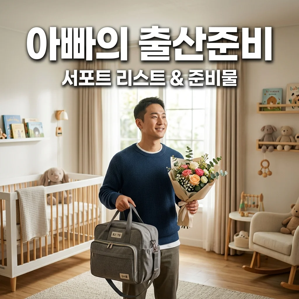 출산 전후 남편 서포트 리스트 & 산후조리원 준비물 100점 아빠 가이드