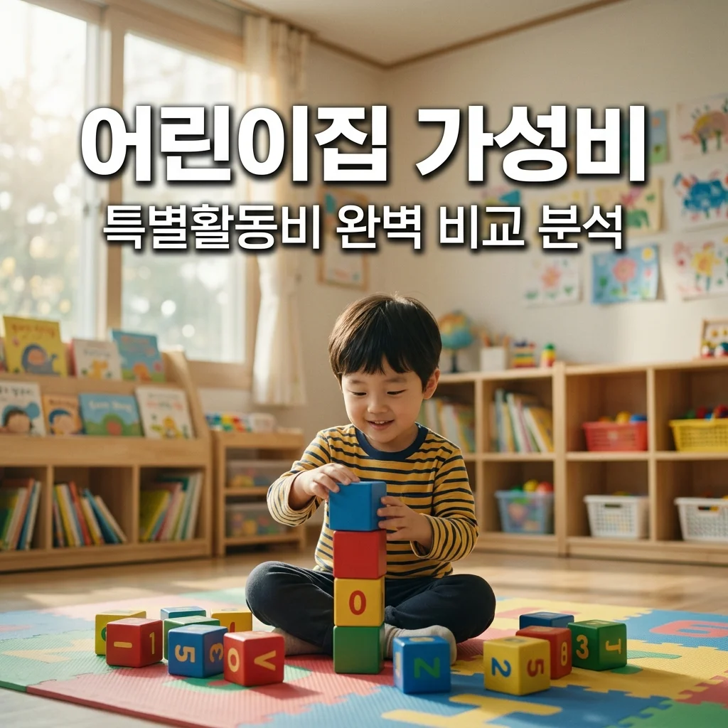 어린이집 특별활동비 아빠의 가성비 분석! 아이 만족도 비교 및 선택 꿀팁