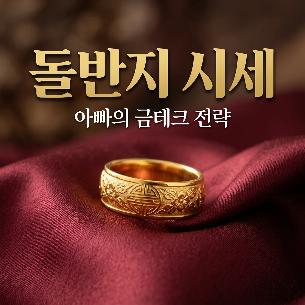 돌반지 백일반지 시세 확인 및 아빠의 실전 장기 보유 전략