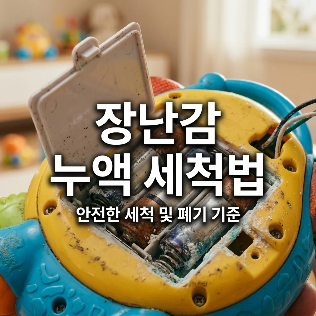 아기 장난감 건전지 누액 세척법과 아빠를 위한 폐기 기준 가이드