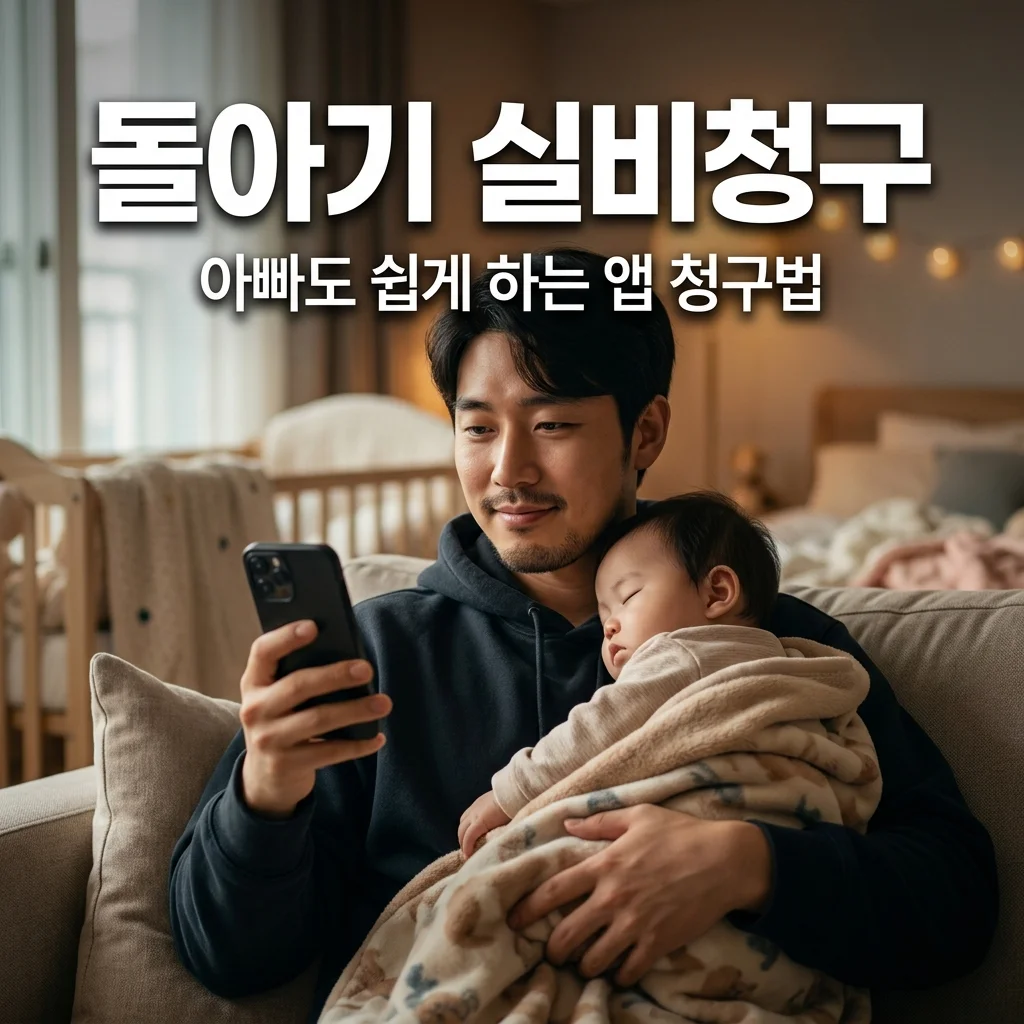돌아기 실비보험 청구 서류 완벽 정리! 아빠가 앱으로 5분 만에 제출하기