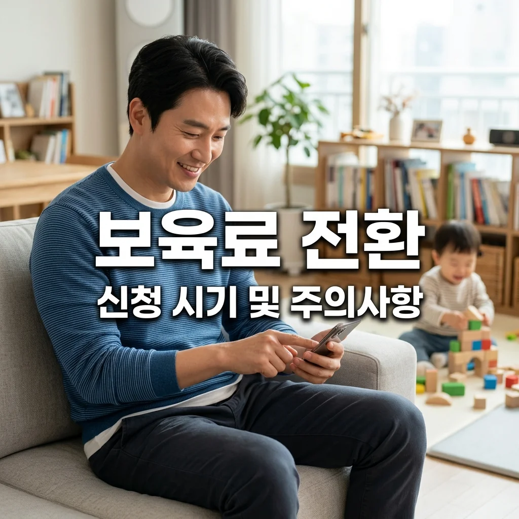 보육료 전환 신청 주의사항 3가지와 복지로 모바일 신청 완벽 가이드