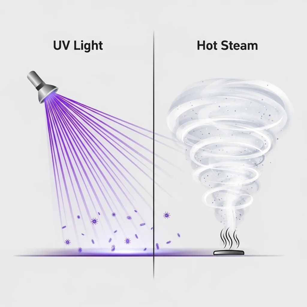 UV 살균 vs 스팀 소독, 한눈에 비교하기