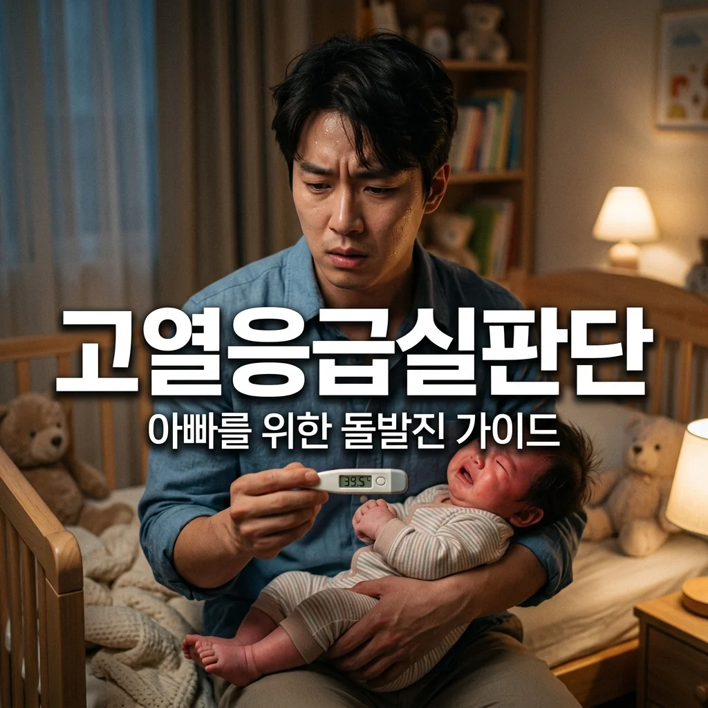 영유아 돌발진 고열 응급실 가야 할까? 아빠를 위한 판단 기준 5가지