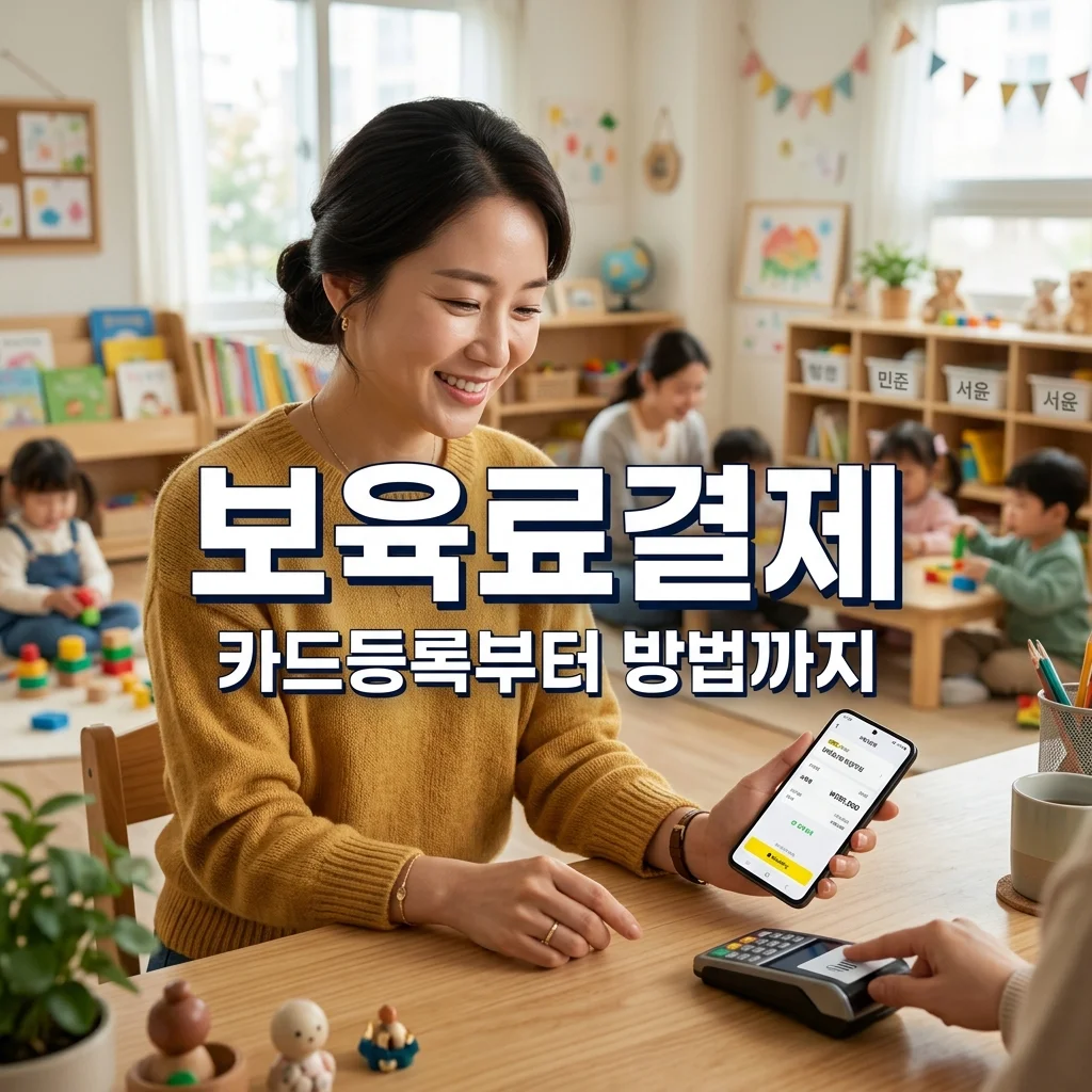 어린이집 보육료 결제 방법 및 바우처 카드 등록 (2026년 최신 가이드)