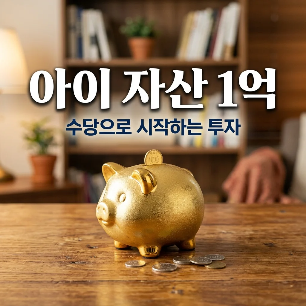 아동수당 부모급여 매월 25일 입금! 아빠표 적립식 투자로 아이 자산 만들기