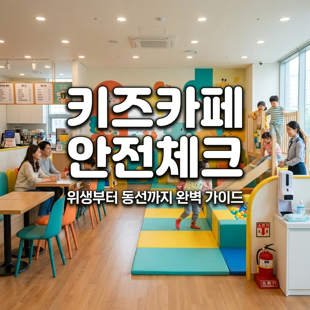 키즈카페 안전 요소 체크: 아빠가 알려주는 위생과 아이 동선 확보 노하우