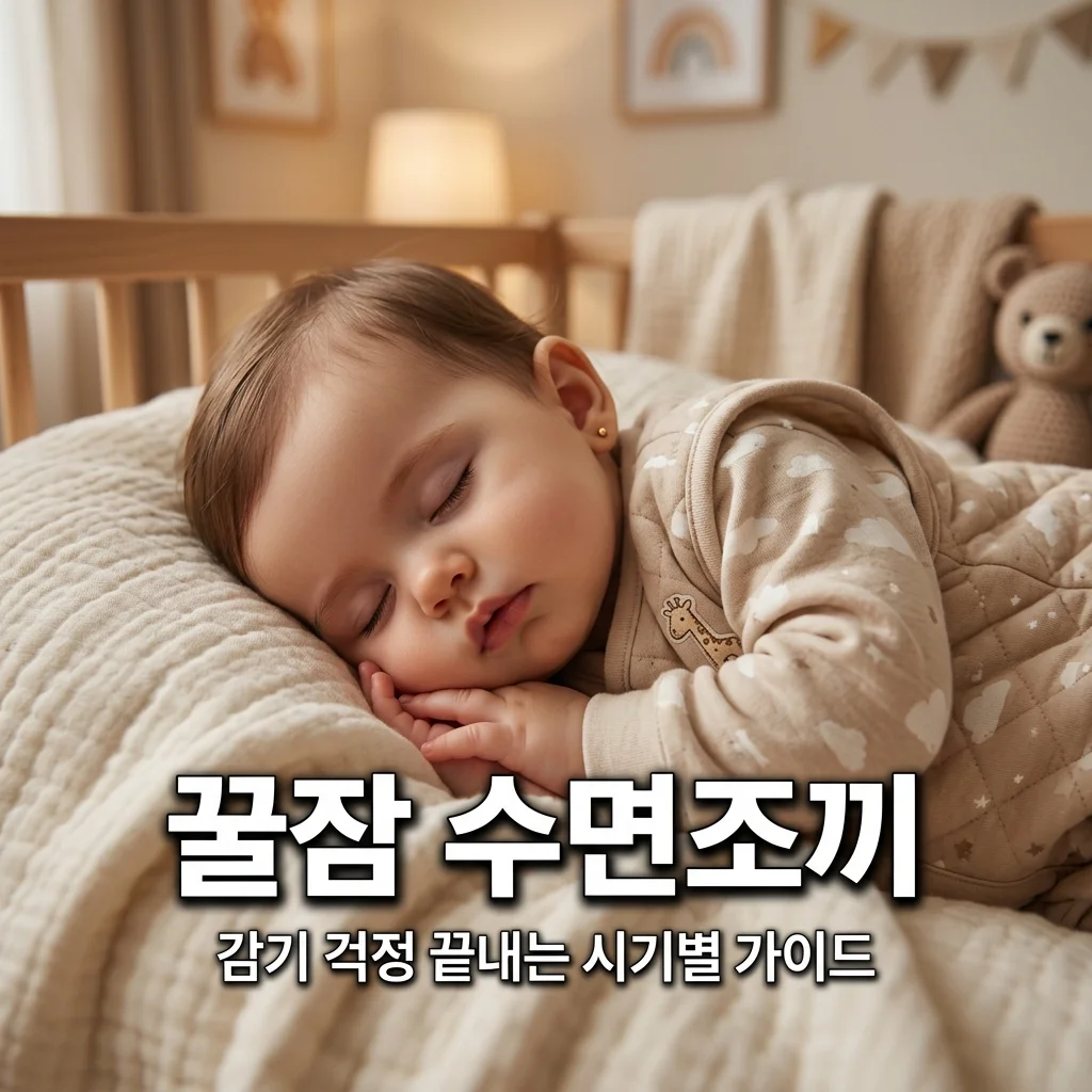 아기 수면 조끼 입히는 시기 및 겨울 감기 예방 가이드
