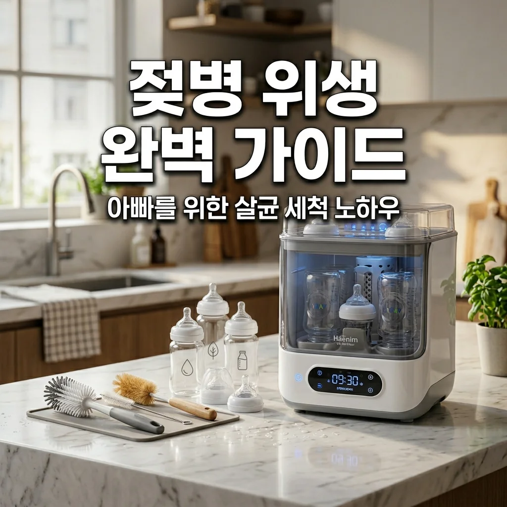 아기 젖병 세척 솔과 소독 가전 활용법: 아빠를 위한 육아 위생 관리 가이드