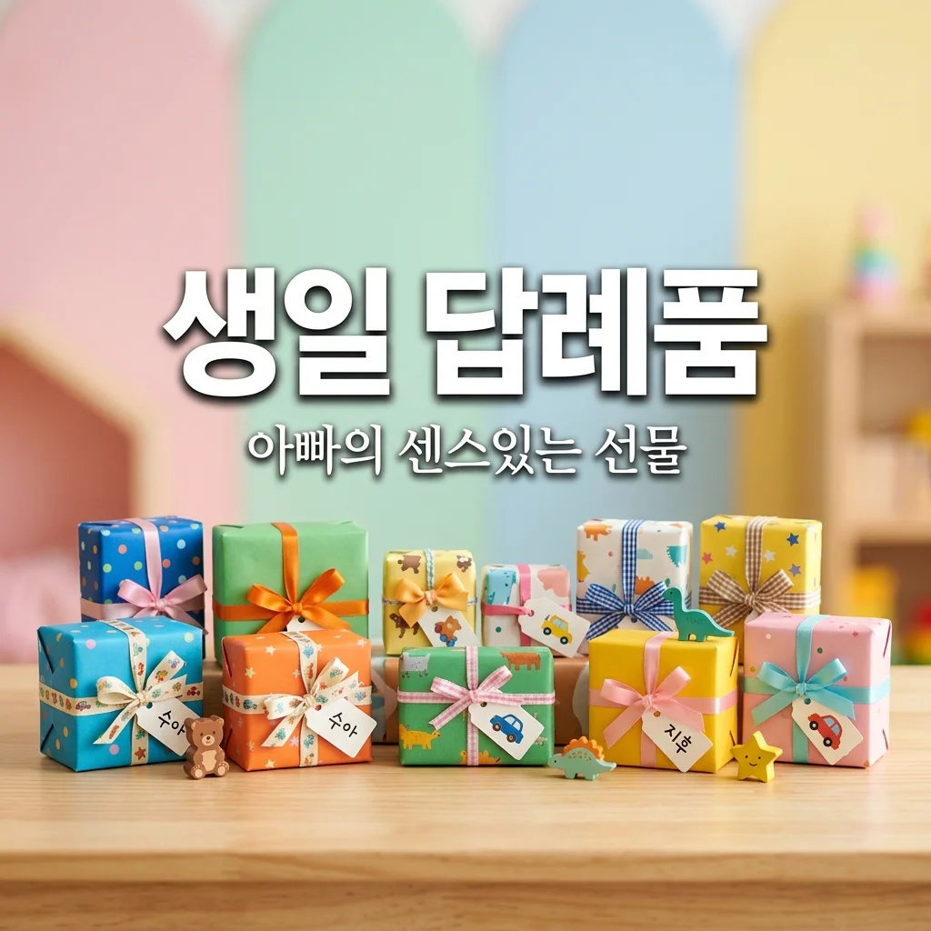어린이집 생일 답례품 추천 | 가성비와 센스 다 잡은 아빠의 선물 리스트
