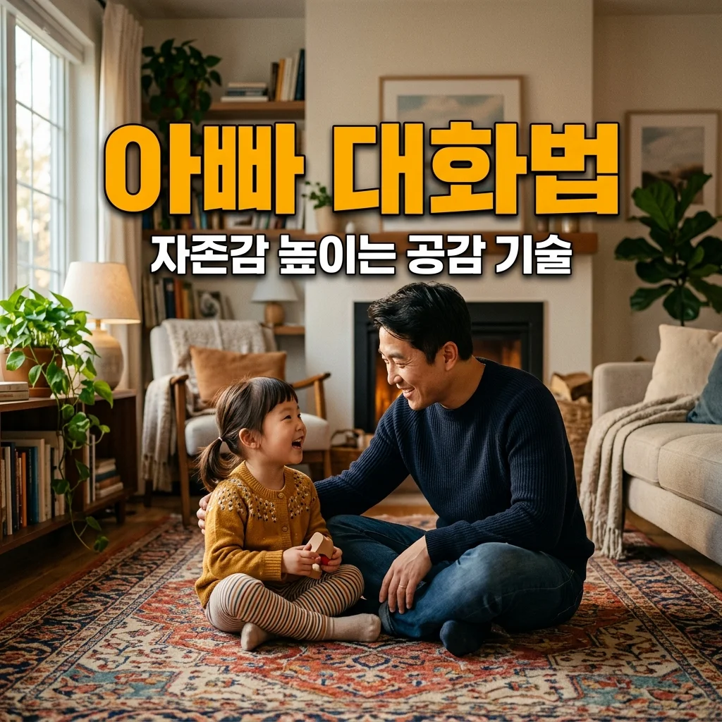 유아 자존감 높이는 아빠의 대화법: '말끝 따라 하기' 공감 기술 매뉴얼