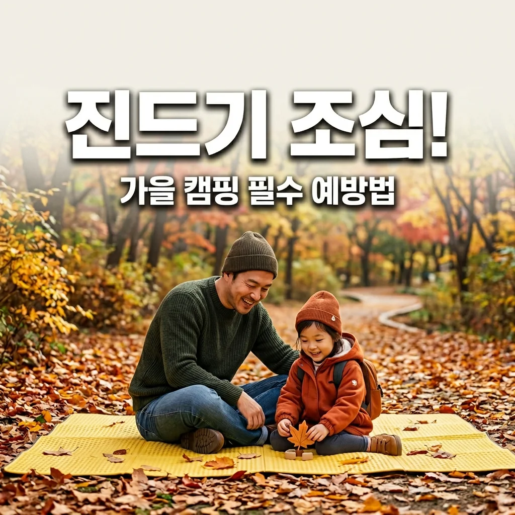 가을철 쯔쯔가무시 예방! 아이와 캠핑 전 아빠가 챙길 돗자리와 기피제 가이드