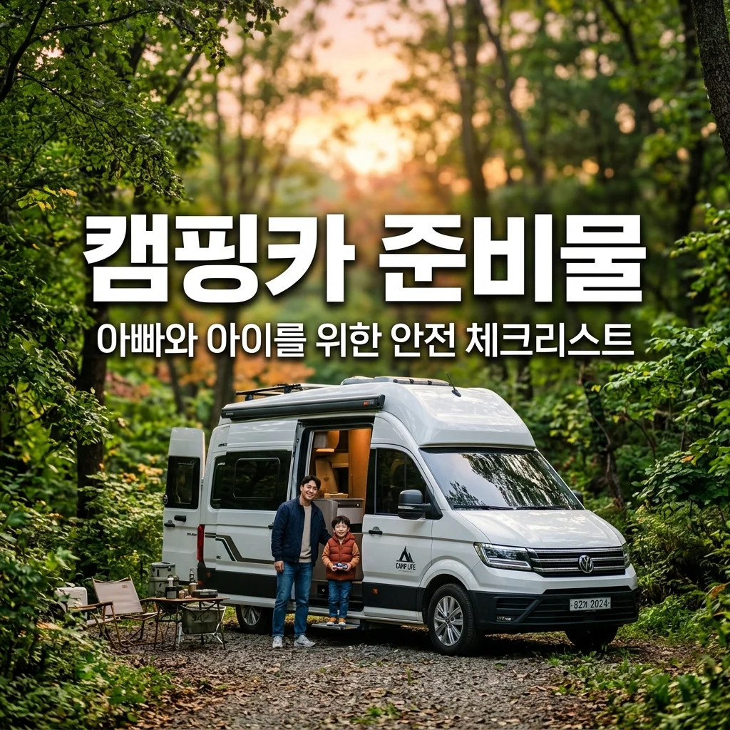 캠핑카 여행 준비물 리스트: 아빠와 아이가 안전하게 즐기는 부녀 부자 캠핑 필독서