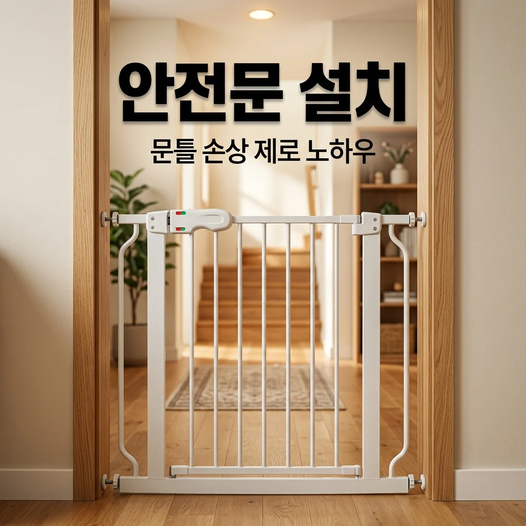 아기 안전문 문틀 손상 없이 튼튼하게 설치하는 법 5가지 (퇴근 후 10분 완성)