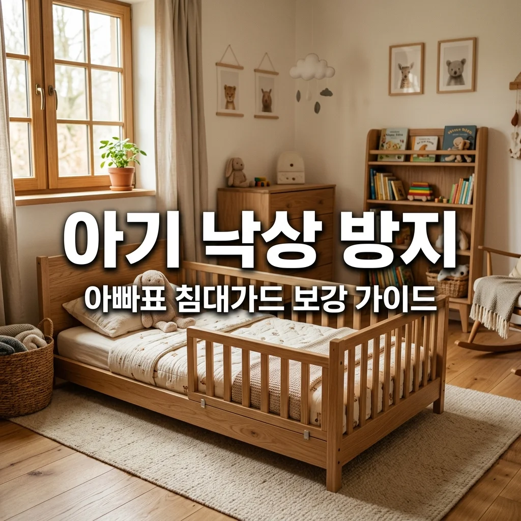 아기 낙상 방지 저상형 침대 가드 보강, 아빠가 직접 하는 튼튼 시공 가이드