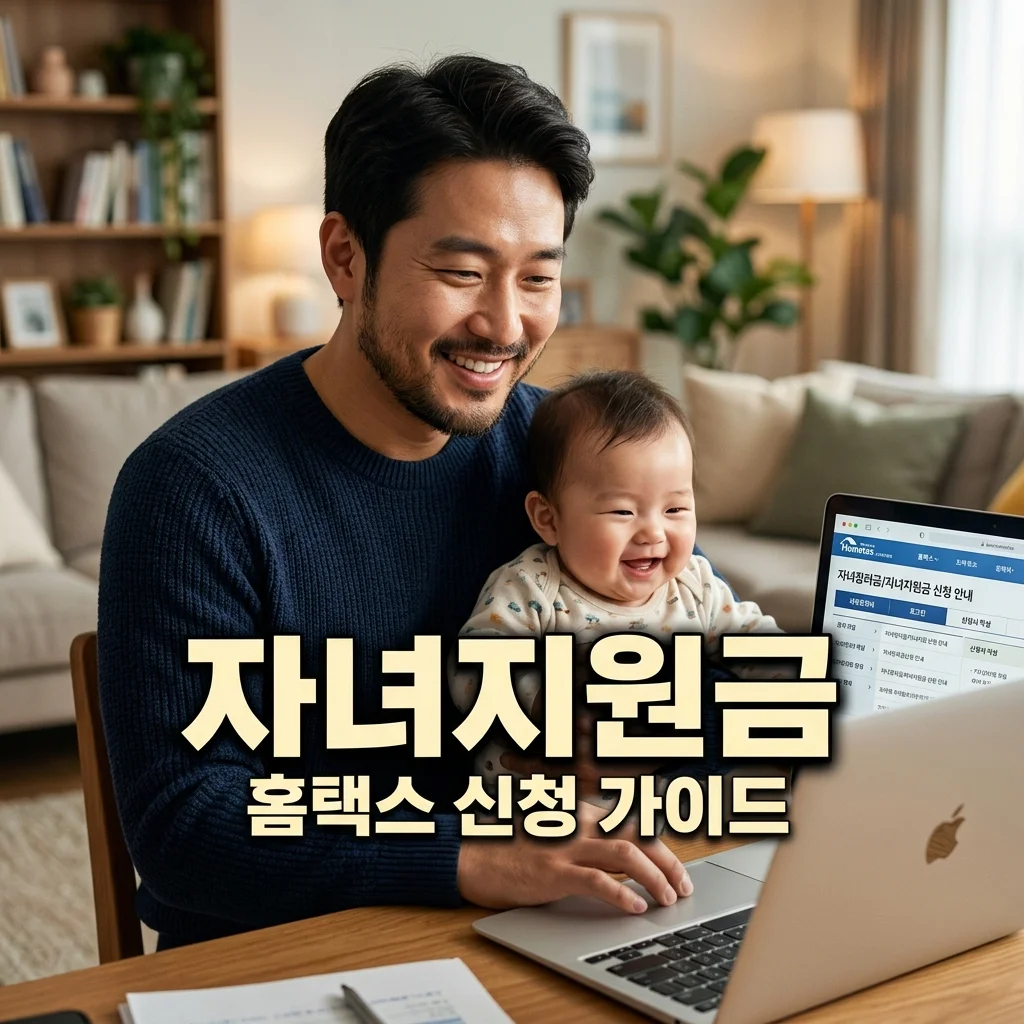 자녀 세액공제 장려금 지급 조건 및 홈택스 신청 방법 완벽 가이드