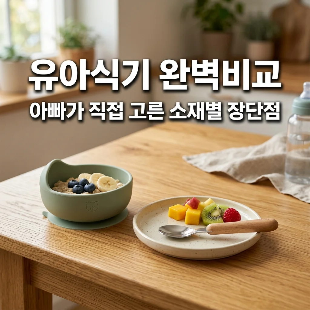 유아용 식기 소재 비교: 실리콘 vs 세라믹 vs 스테인리스 완벽 정리
