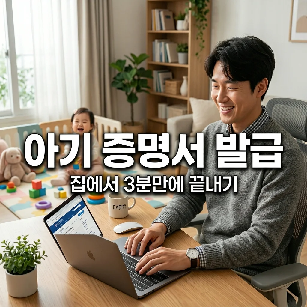 아기 기준 가족관계증명서 인터넷 발급 방법: 세무서 안 가고 3분 만에!