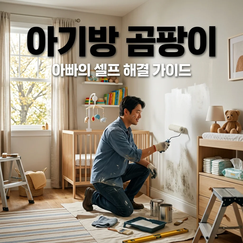 아기방 벽지 곰팡이 제거 방법: 아빠가 직접 한 친환경 방수 페인트 시공 가이드