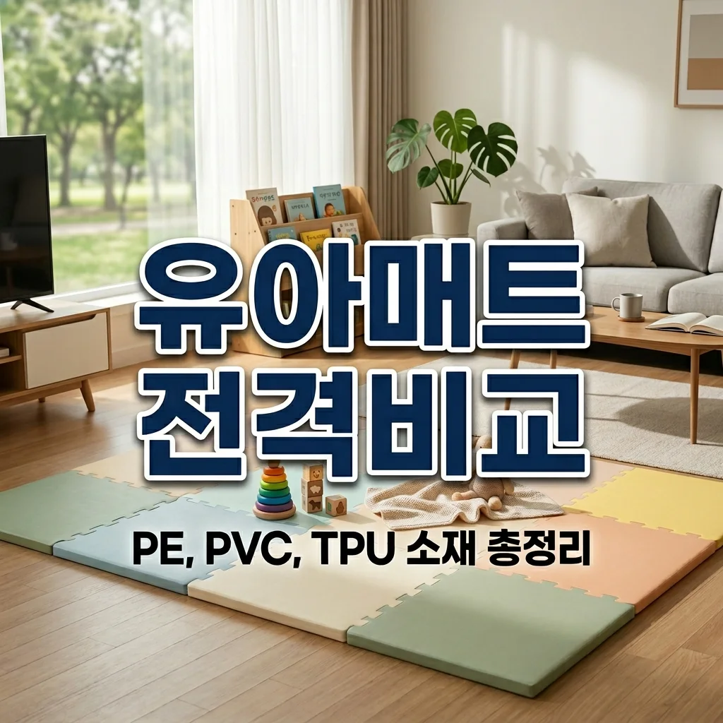 유아 매트 소재 비교(PE·PVC·TPU) 아빠가 정리한 층간소음 방지 가이드