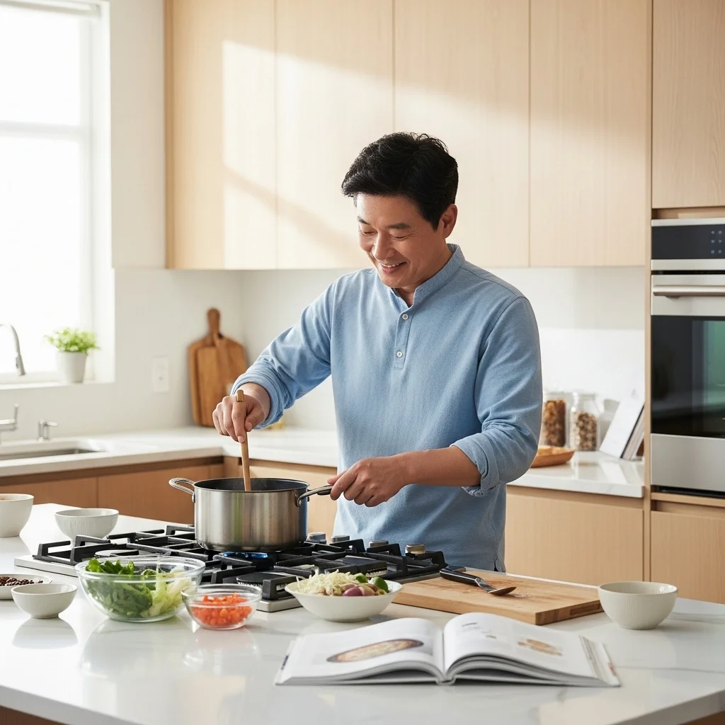 아빠도 쉽게 만드는 영양 만점 한우 소고기 버섯 죽