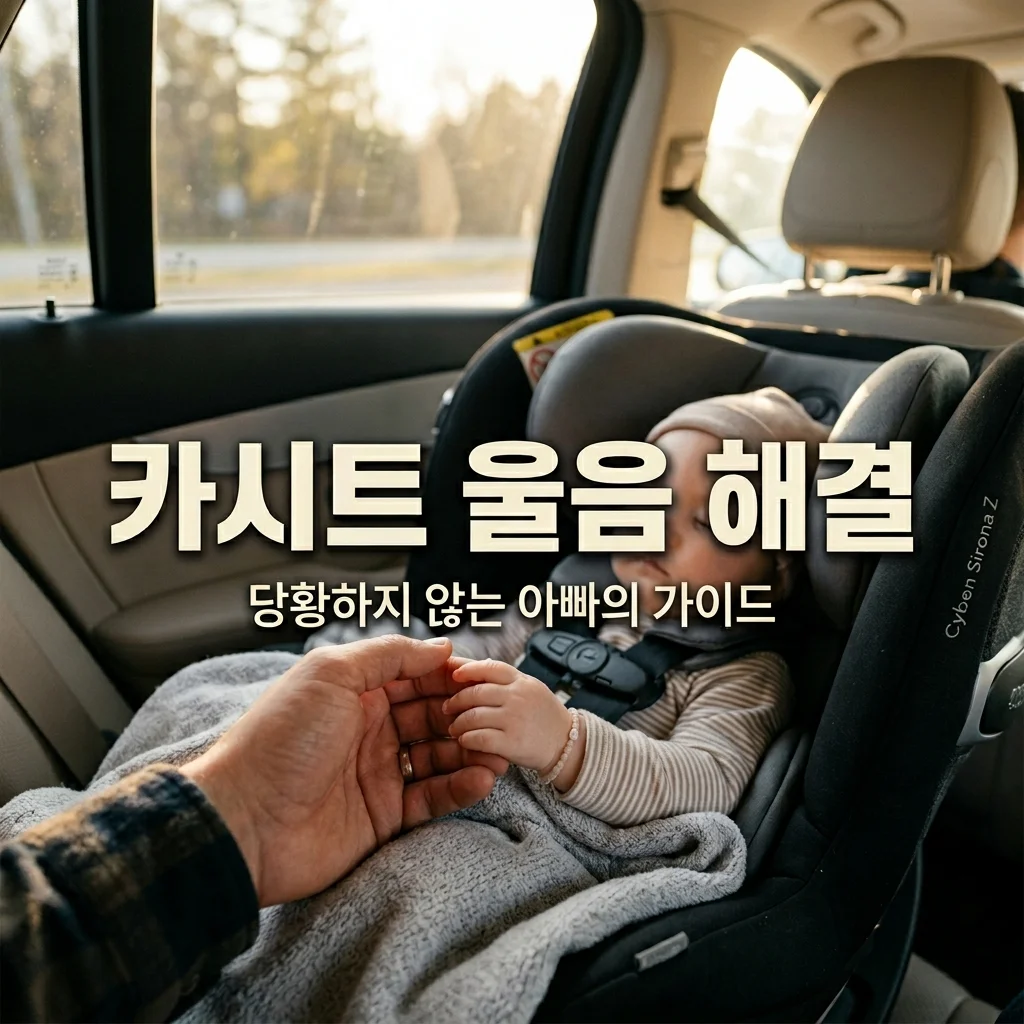 아이 카시트 울음 대처법: 당황한 아빠를 위한 안전 정차 및 진정 가이드
