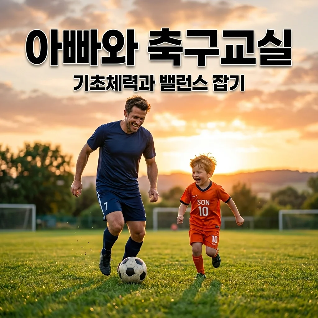 아빠와 아들 축구 교실: 신체 밸런스와 기초 체력 한 번에 잡는 법