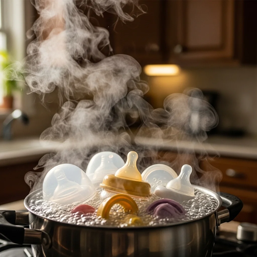 열탕 소독과 건조 시 주의사항