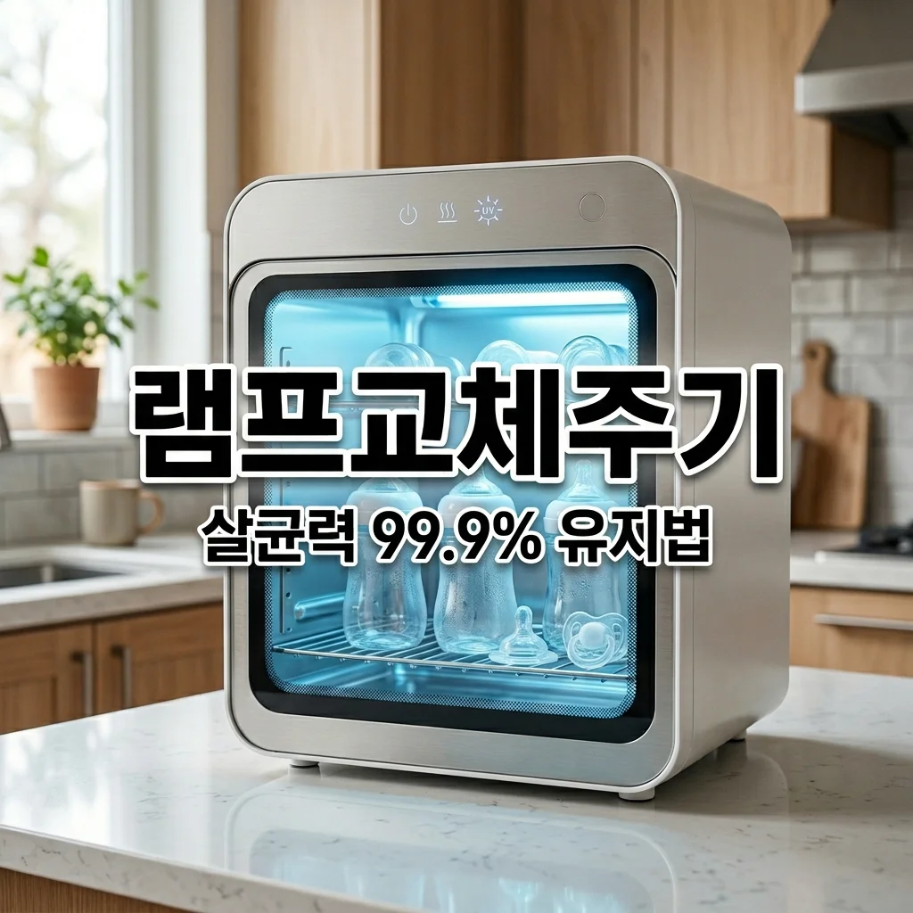 젖병소독기 램프 교체 주기와 셀프 방법! 살균력 99.9% 유지 비결