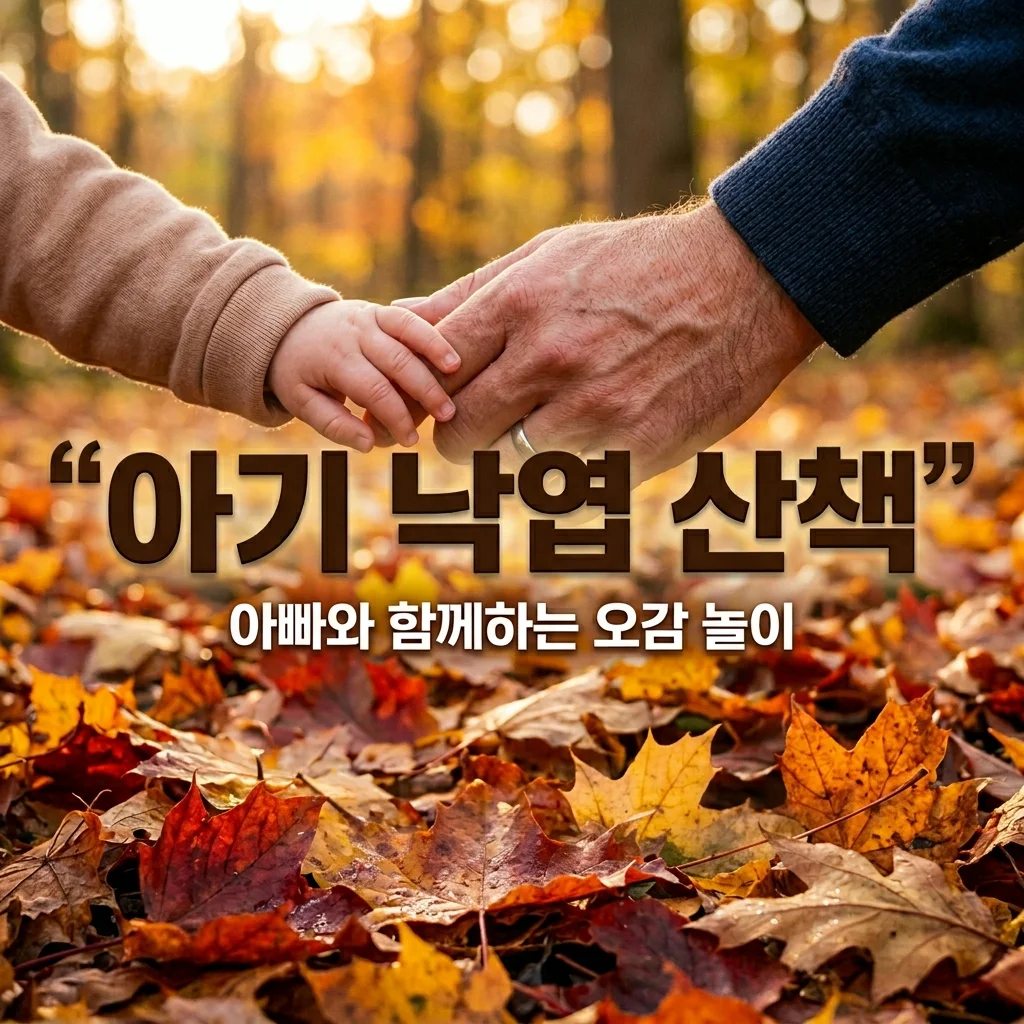 아기 가을 낙엽 산책: 아빠와 함께하는 오감 만족 자연 놀이 가이드