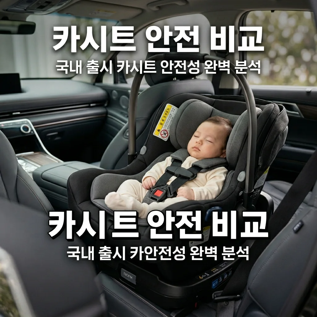 유아용 카시트 브랜드별 안전성 지표 비교 및 아빠의 차량 장착기