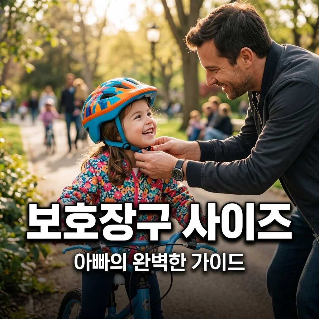 아이 첫 자전거 보호장구 사이즈 실패 없는 법! 헬멧·무릎 보호대 아빠의 노하우