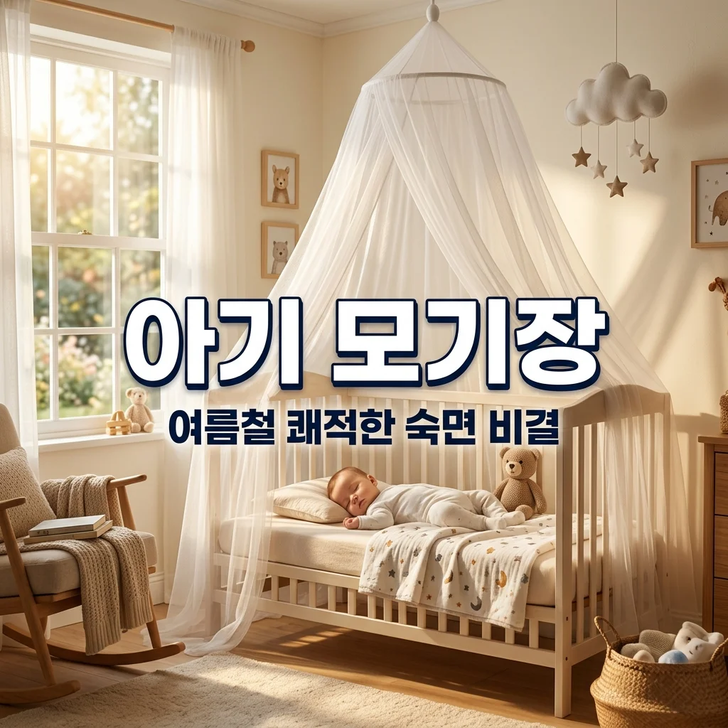 아기 침대 모기장 설치 가이드 | 아빠가 만든 여름철 쾌적한 숙면 환경