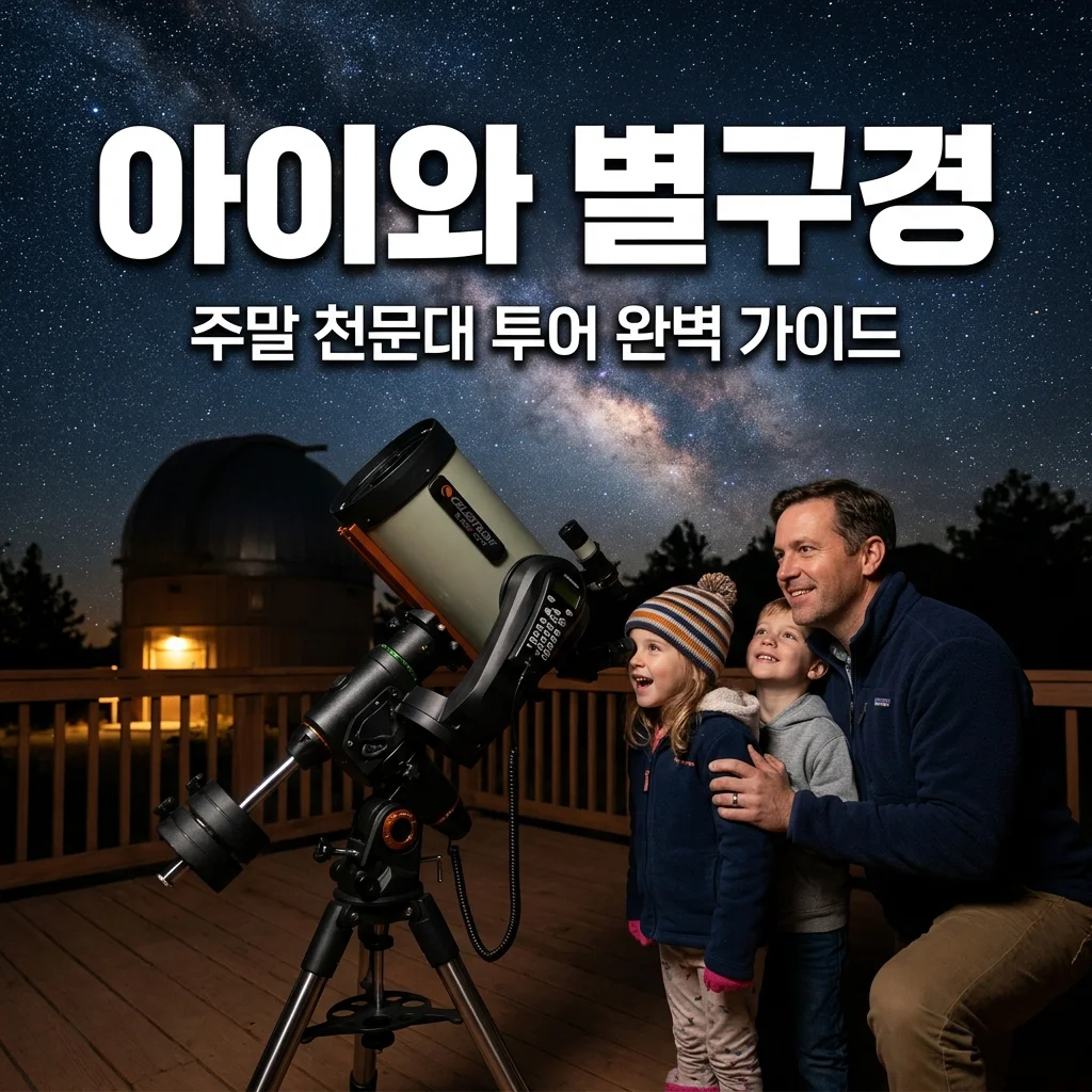 아이와 함께하는 주말 천문대 투어 별자리 보며 꿈을 키우는 아빠의 가이드