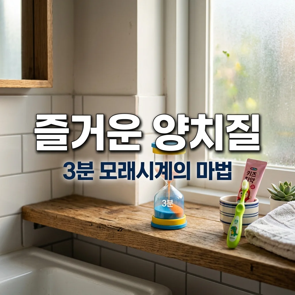 올바른 양치 습관 만들기! 3분 모래시계로 즐거운 칫솔질 시작하기