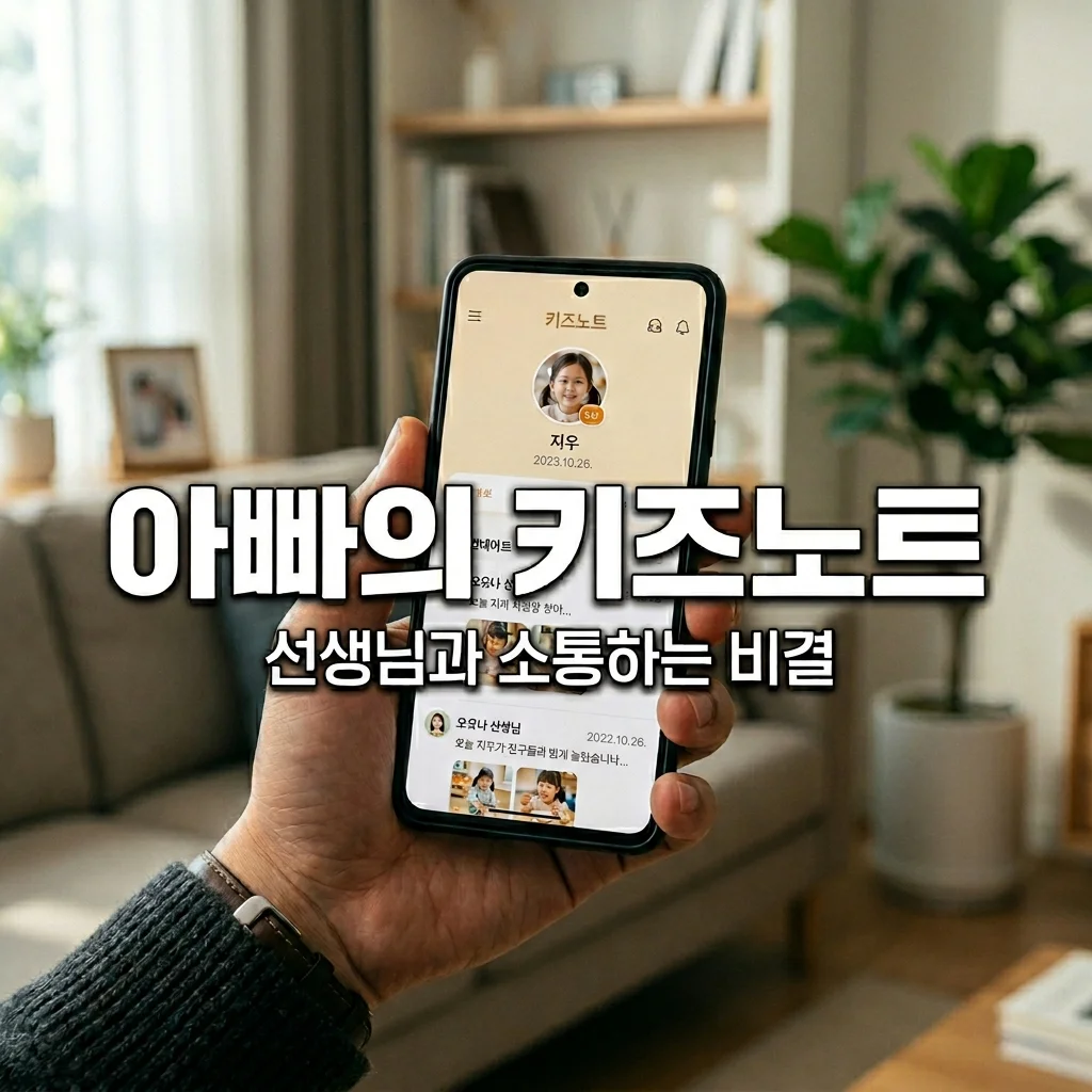 키즈노트 아빠 알림장 작성 팁! 선생님과 소통하는 직장인 아빠의 가이드