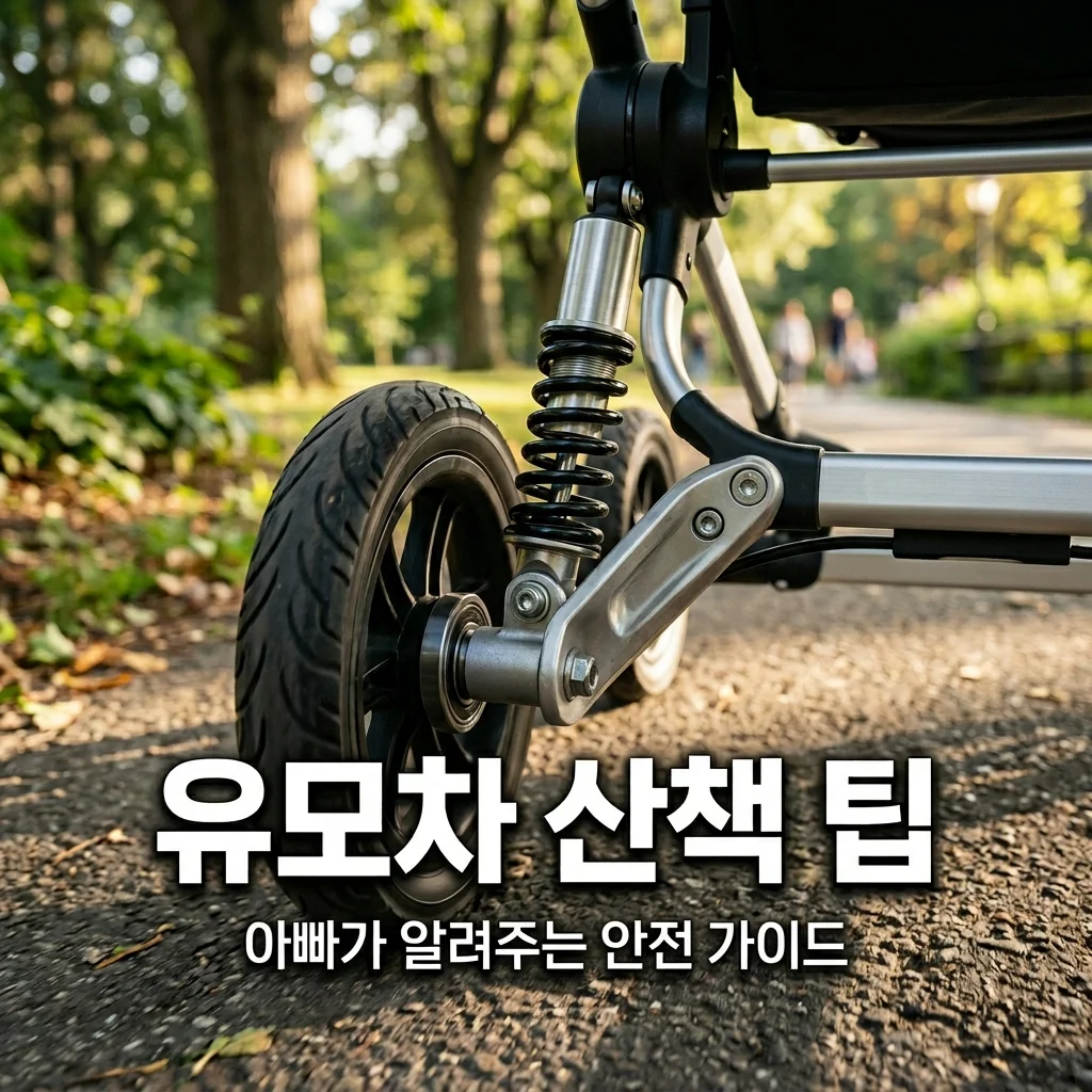 아기 첫 유모차 산책, 서스펜션 확인 필수! 아빠가 고른 안전한 보도블록 팁