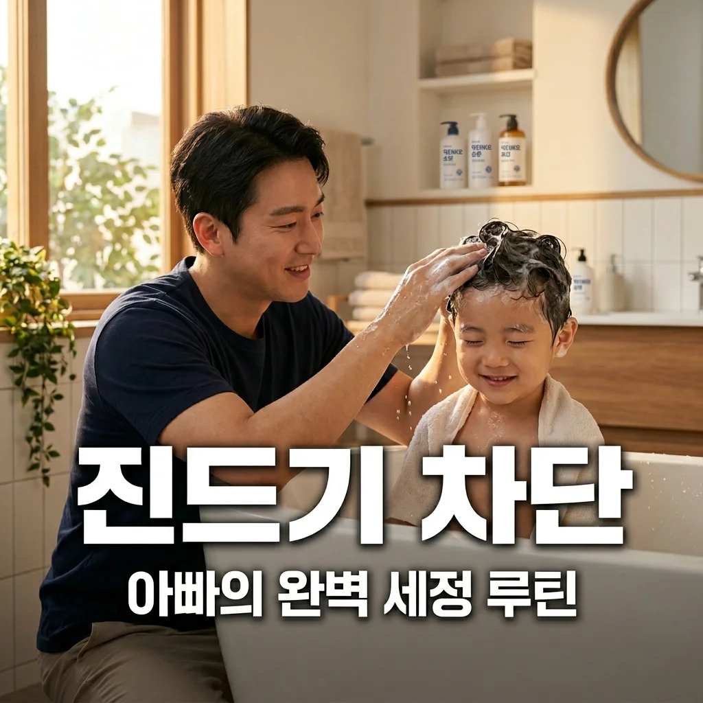 어린이 쯔쯔가무시 예방! 야외 활동 후 아빠가 챙기는 전신 세정 루틴