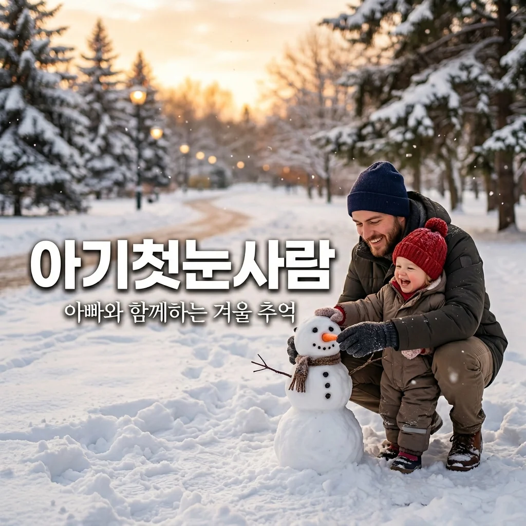 아기 첫 눈사람 만들기: 아빠와 함께 쌓는 따뜻한 겨울 추억 가이드