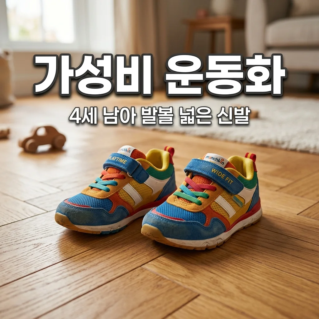 4세 남아 가성비 운동화 추천: 발볼 넓고 찍찍이 편한 브랜드 비교