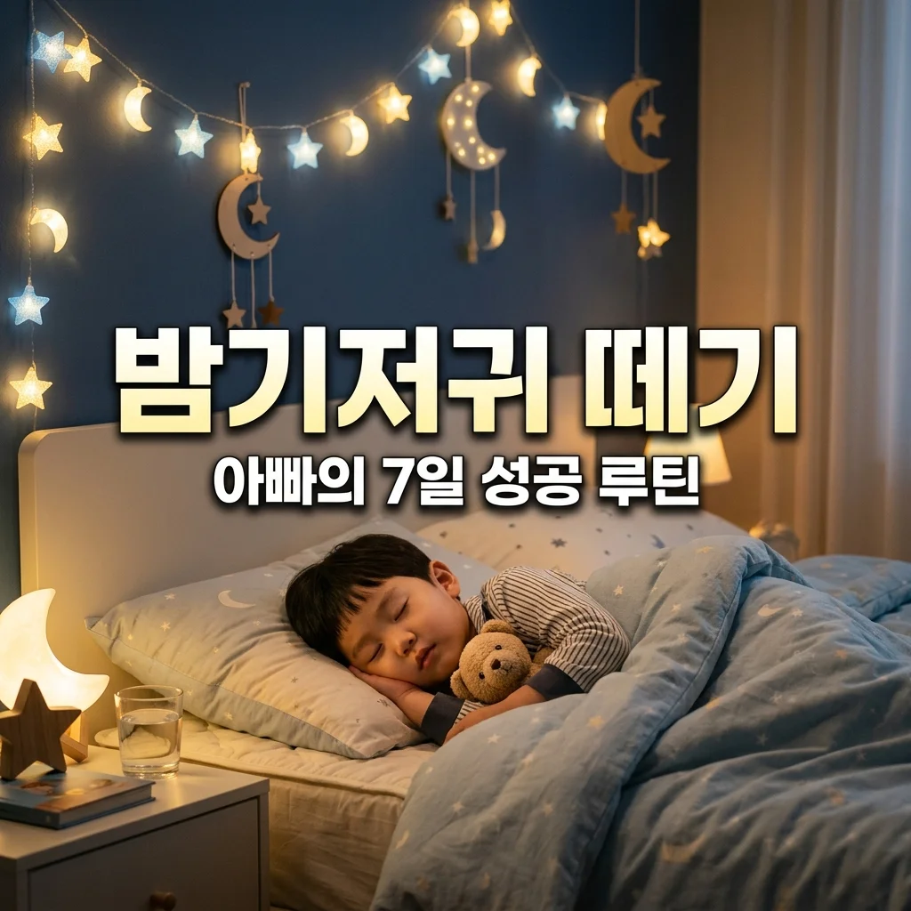 밤기저귀 떼기 성공! 4살 아들과 함께한 일주일 루틴 및 실전 팁